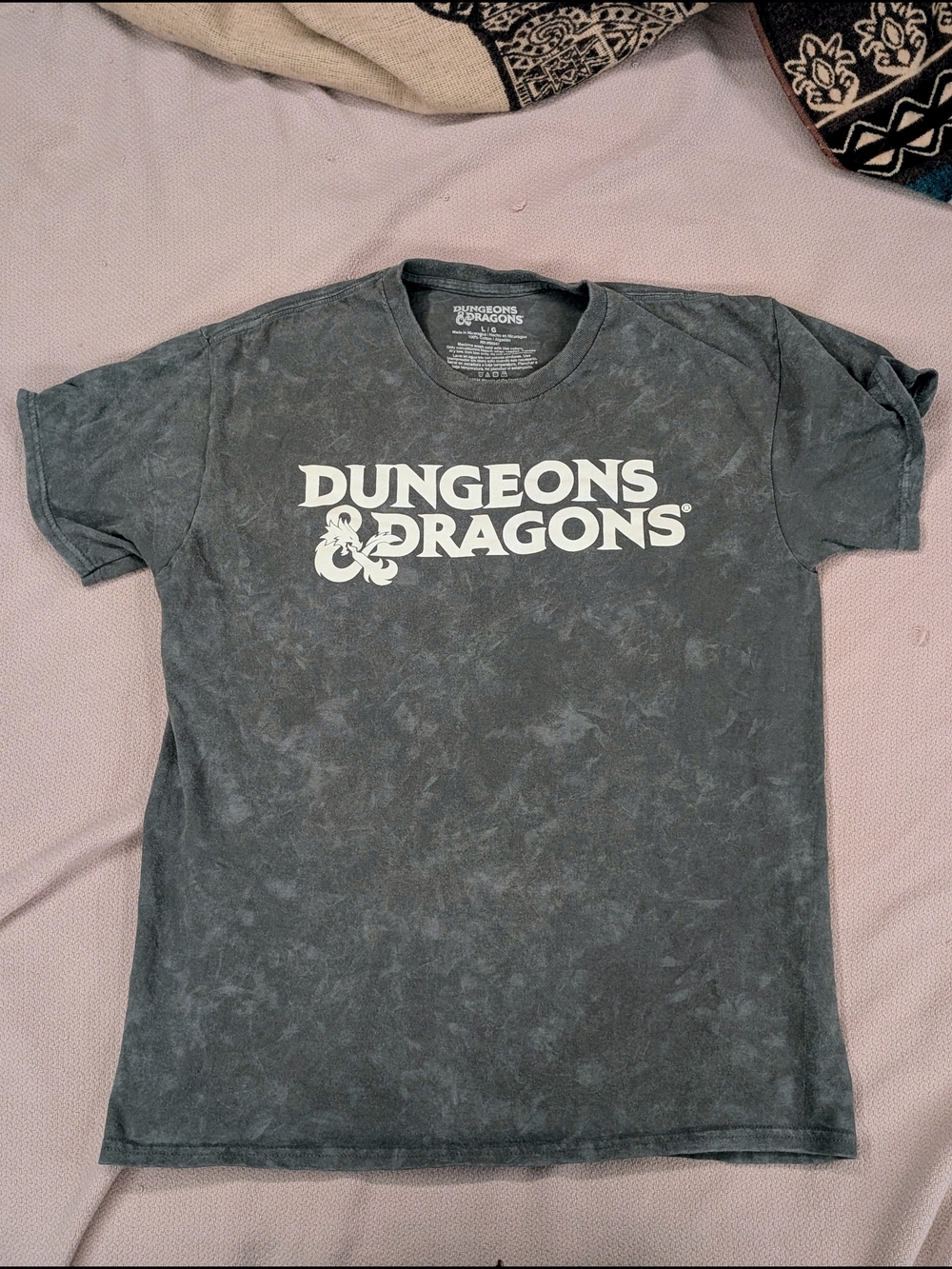 Dungeons & Dragons Graphic Tee in Washed Grey